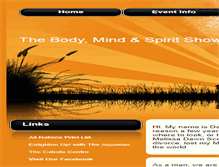 Tablet Screenshot of bodymindspiritshow.ca
